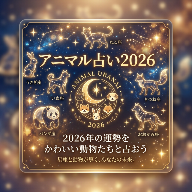 アニマル占い2026